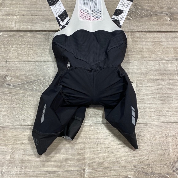 Giordana Cycling Bib Shorts Men's Size M Black Pink White Made in Italy - Picture 5 of 9